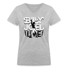 Billy Joel "Glass Houses" Womens V-Neck T-Shirt - Online Exclusive