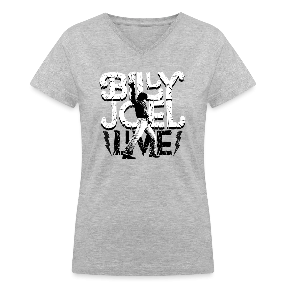 Billy Joel "Glass Houses" Womens V-Neck T-Shirt - Online Exclusive