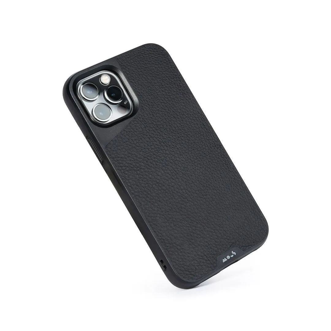 Black Leather Phone Case - Limitless 3.0