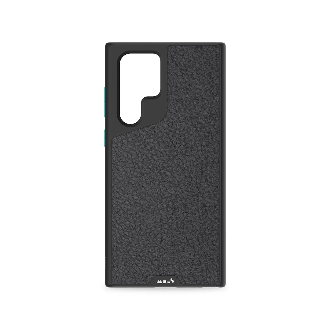 Black Leather Phone Case - Limitless 3.0