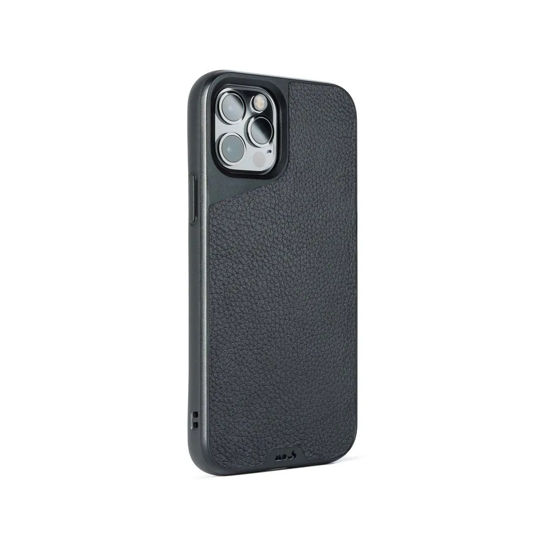 Black Leather Phone Case - Limitless 3.0