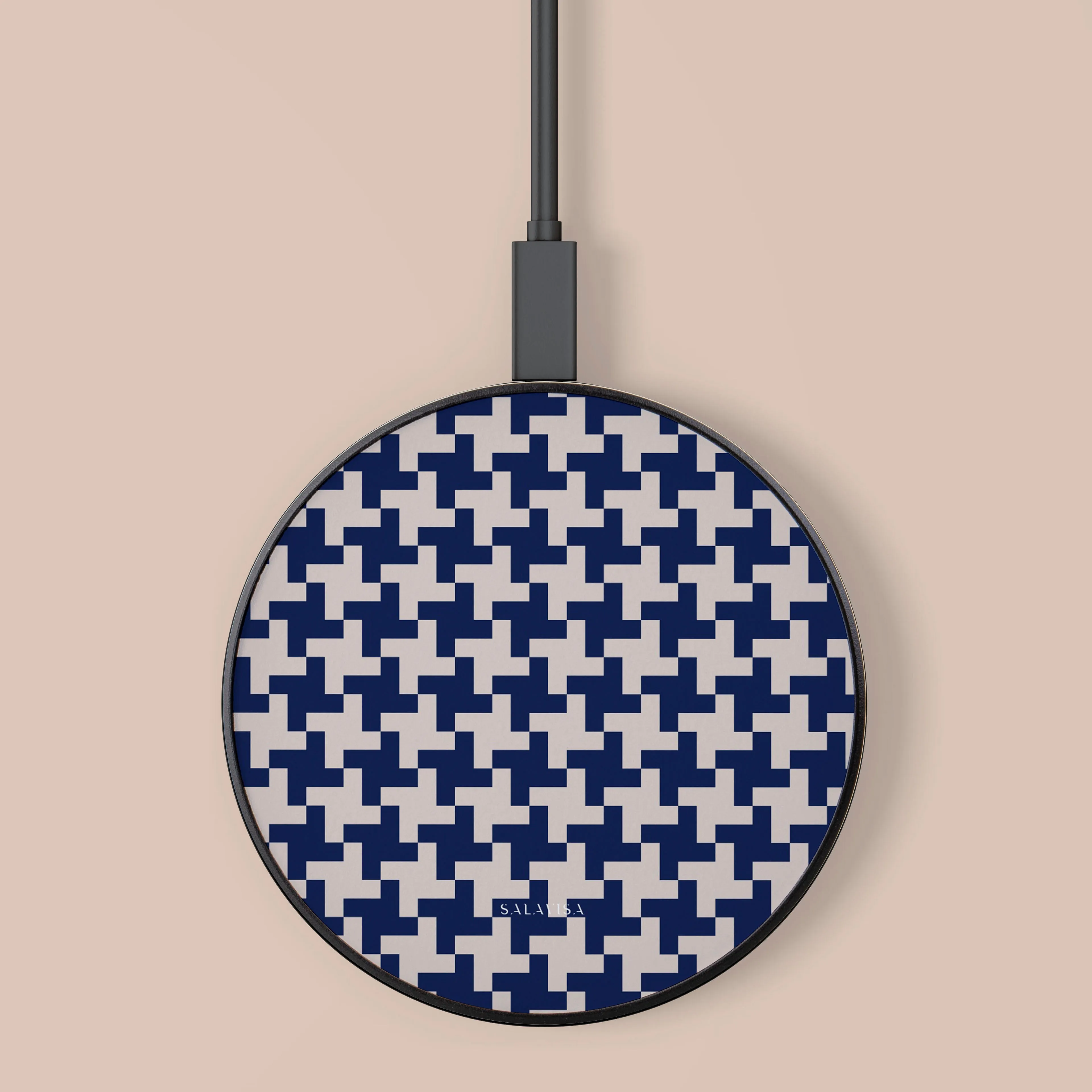 Blue Glen Plaid Wireless Charger