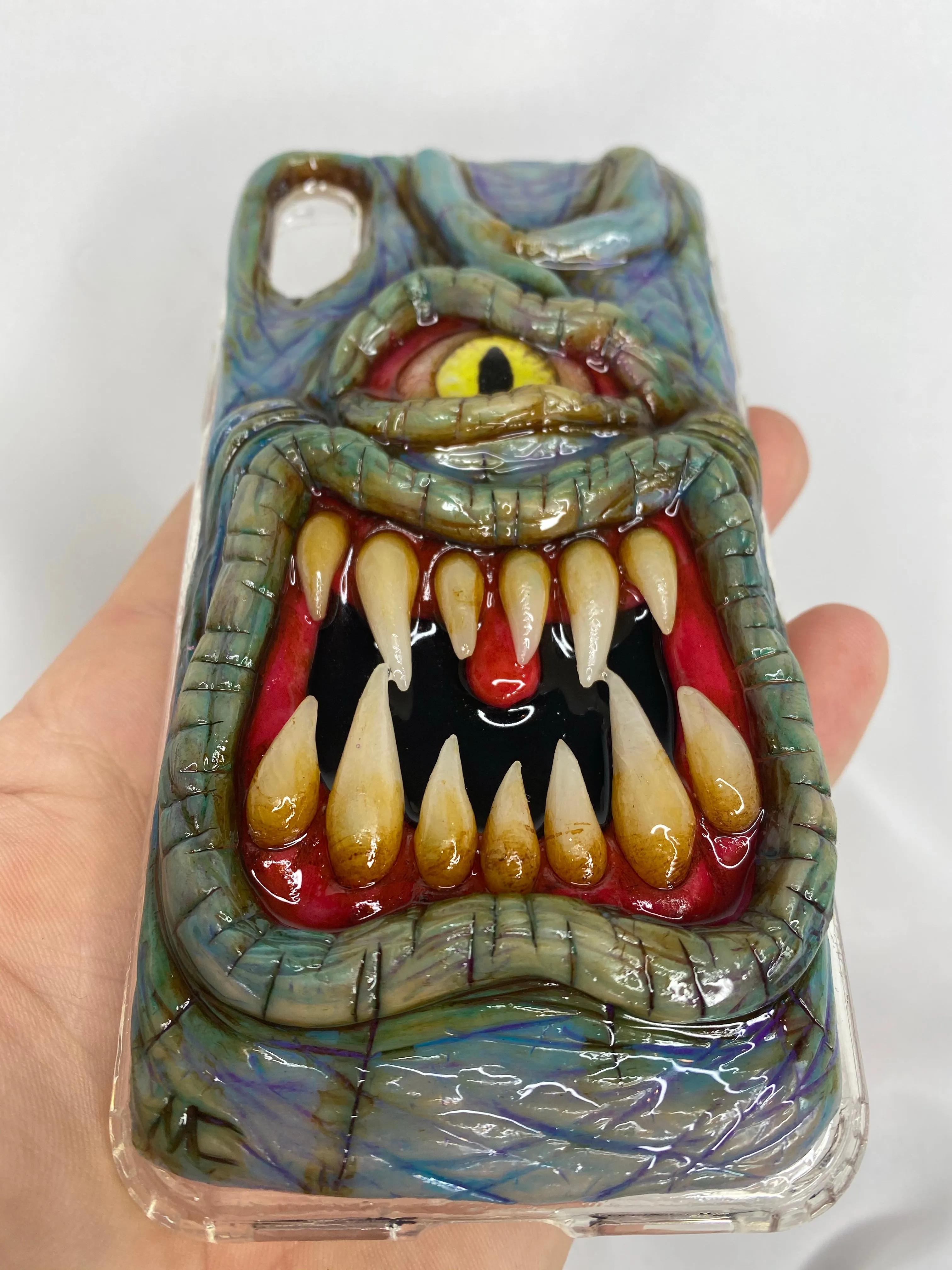 Blue Monster Phone Case