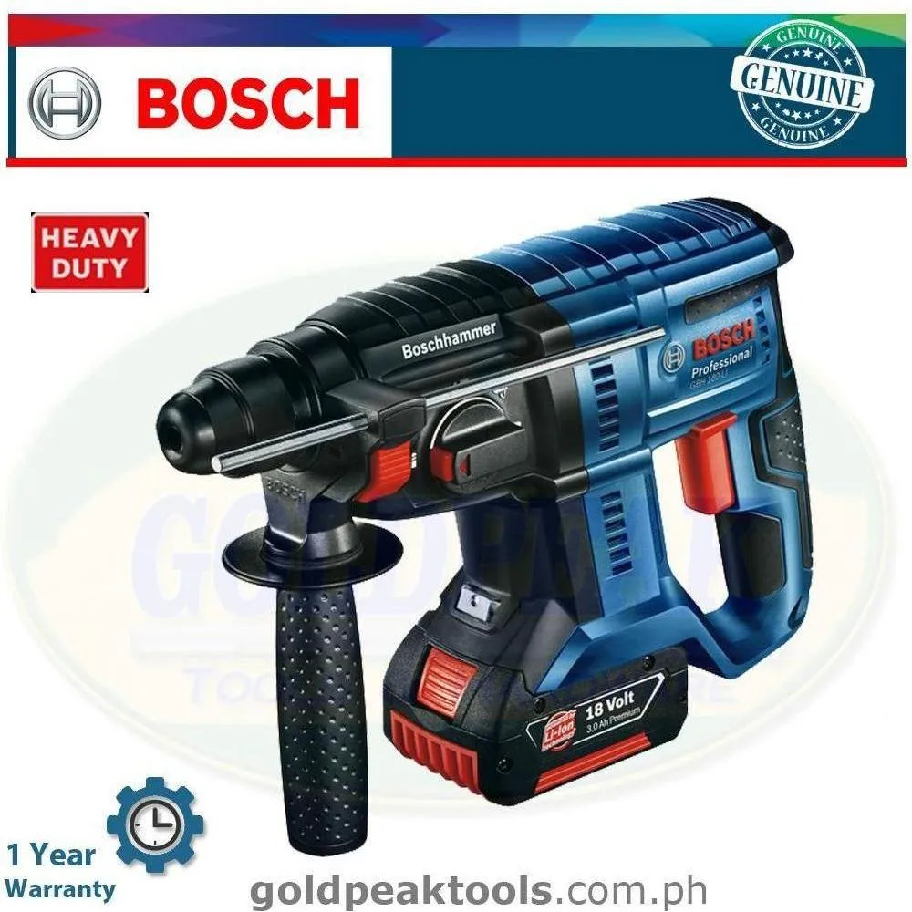 Bosch GBH 180-Li Cordless Rotary Hammer 20mm 18V (Bare)