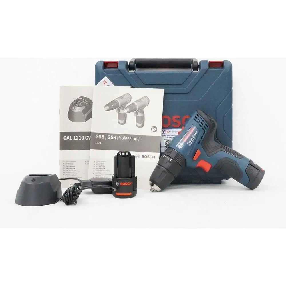 Bosch GSB 120 LI Cordless Impact Drill - Driver (One Battery Kit) 12V [Kit]