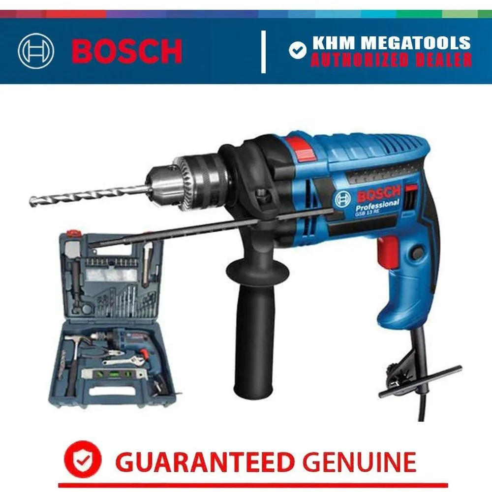 Bosch GSB 13 RE Impact Drill   Handtools with Accessories 1/2" (13mm) 650W