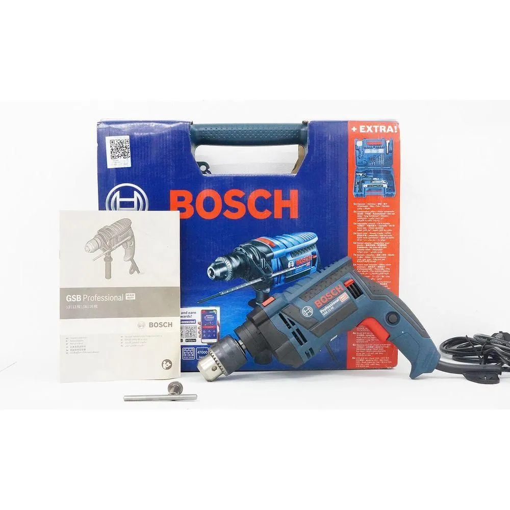 Bosch GSB 13 RE Impact Drill   Handtools with Accessories 1/2" (13mm) 650W