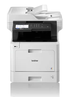 Brother MFC Business Color Laser All-in-One Printer, 512MB Memory, Ethernet, Wireless, Color Touchscreen LCD Display - MFC-L8900CDW