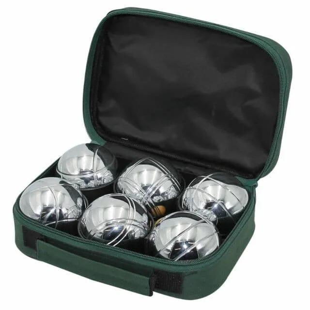 Buffalo Sports Metal Boule Bocce Set 6 Balls