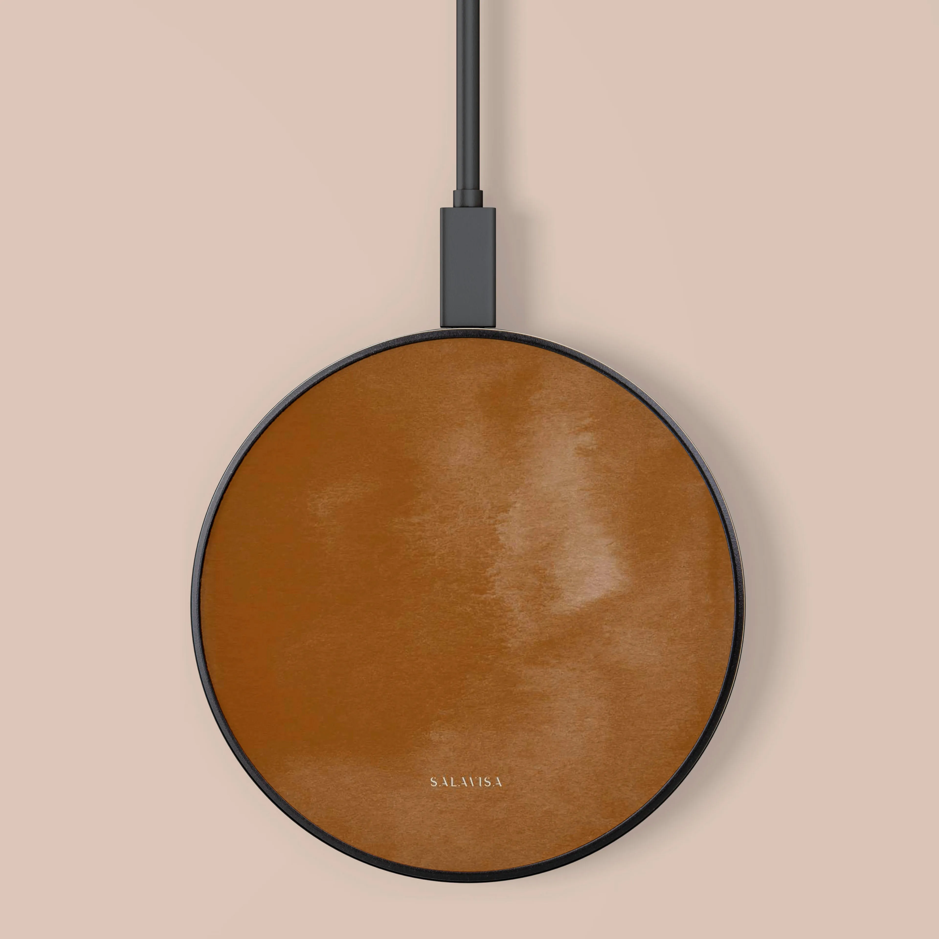 Burnt Orange Aesthetic Wireless Charger