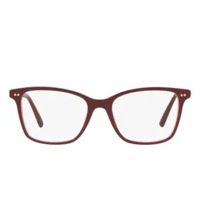 Bvlgari Women Bordeaux Square Optical Frame