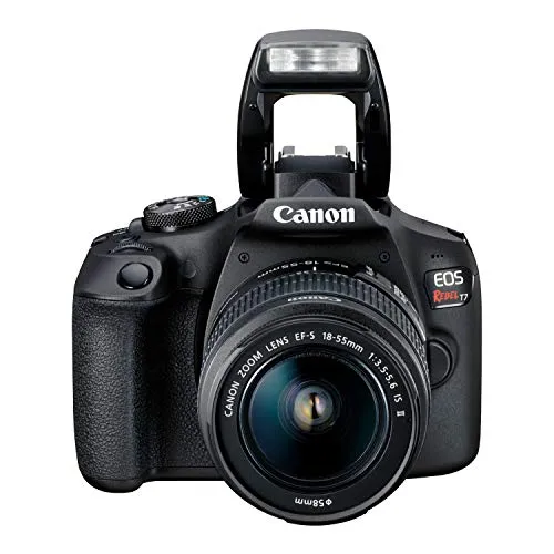 Canon EOS Rebel T7 DSLR Camera - 24.1MP CMOS Sensor, Wi-Fi/NFC Enabled, Black