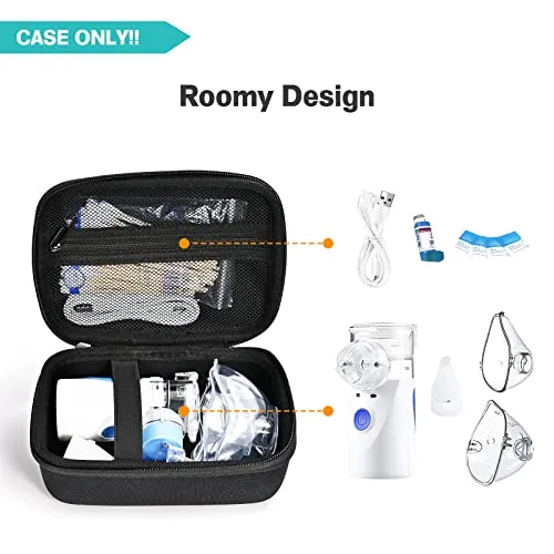 (CASE ONLY) Hard Carrying Case for Portable Nebulizer Travel | ProCase