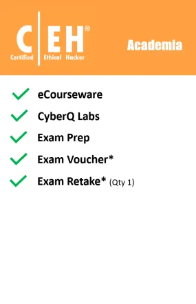 CEH Version 12 UPGRADE Academia (w/ eBook   CyberQ Labs)