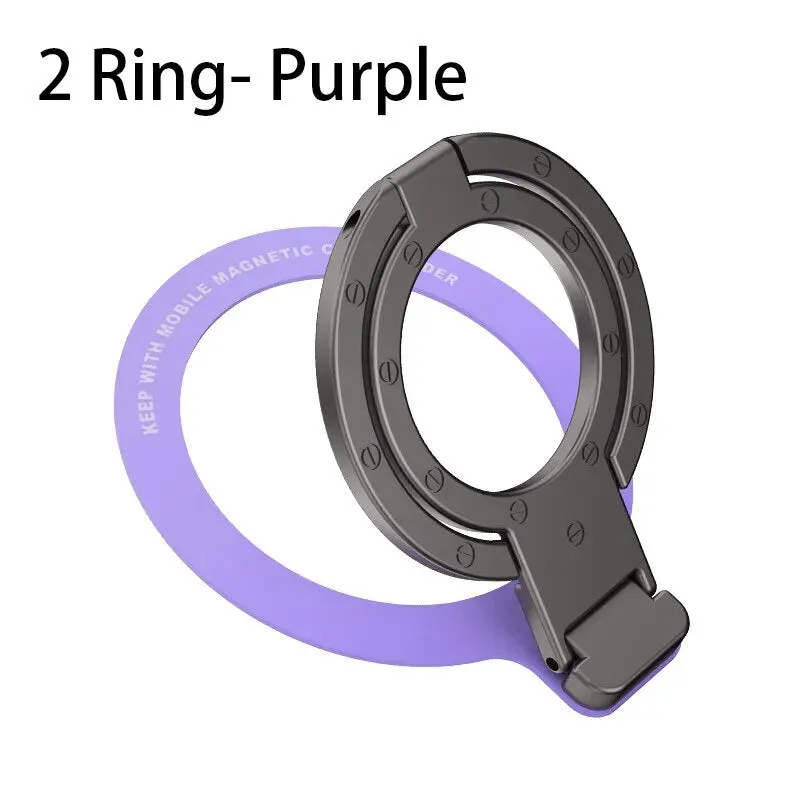 Cell Phone Ring Holder Stand Finger Grip  Degree Rotation Kickstand Compatible iPhones Wireless charging