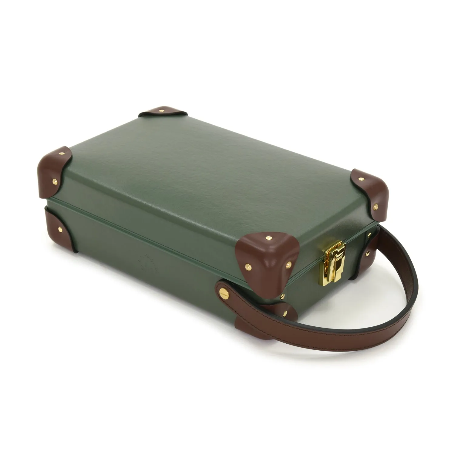 Centenary · 6-Slot Watch Case | Green/Brown