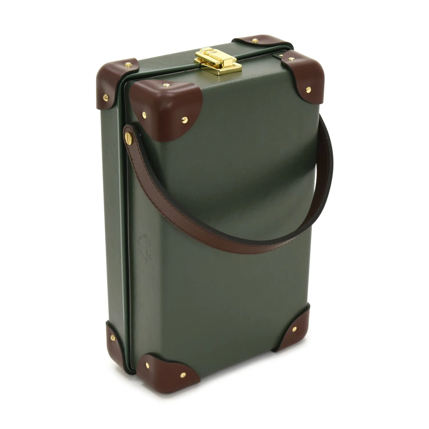 Centenary · 6-Slot Watch Case | Green/Brown