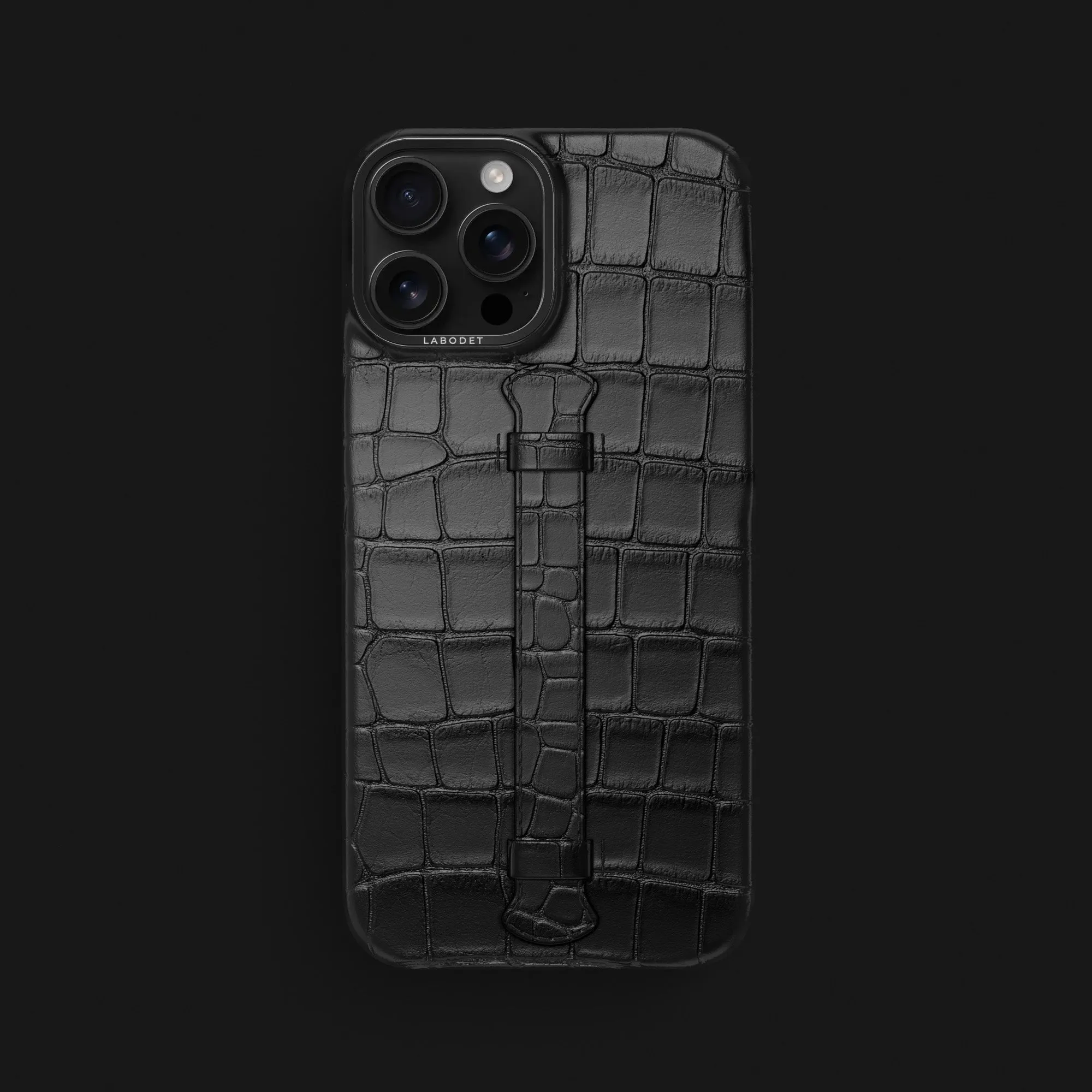 Center Handle Edition Black For iPhone 16 Pro Max In Alligator