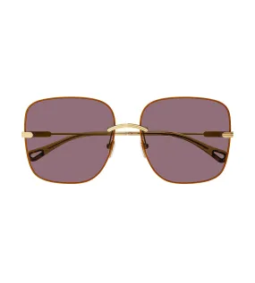 Chloe Women's Violet Square Sunglass