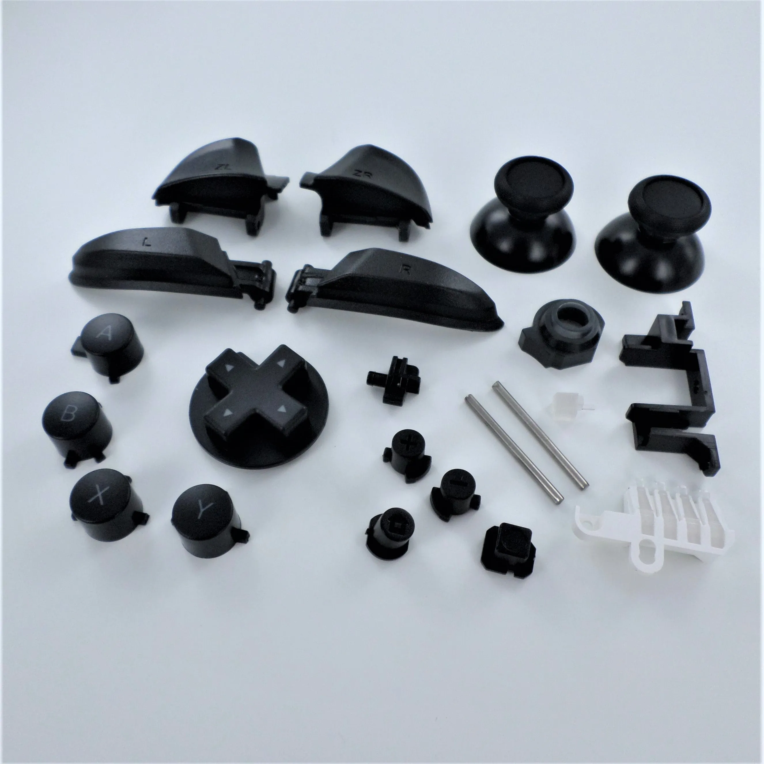 Complete button set for Nintendo Switch Pro controller full replacement - Black | ZedLabz