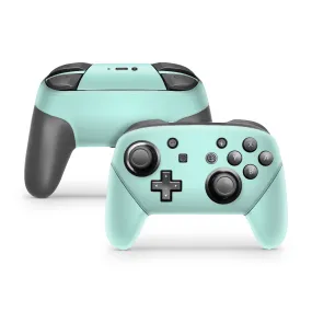 Cool Mint Nintendo Switch Pro Controller Skin