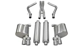 Corsa Sport Cat-Back Exhaust (Polished): Dodge Charger R/T 5.7L V8 2011 - 2014