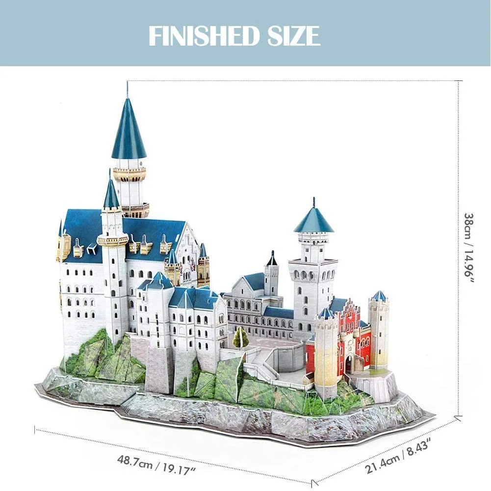 Cubicfun® 3D Puzzles LED Neuschwanstein Castle Germany