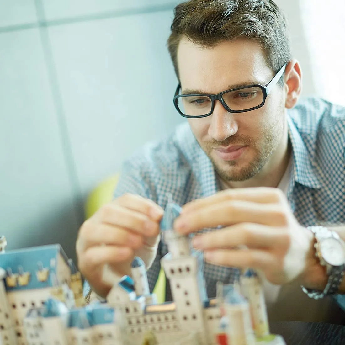 Cubicfun® 3D Puzzles LED Neuschwanstein Castle Germany