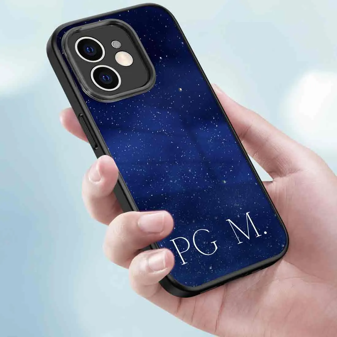 Customised iPhone Covers with Name Apple iPhone 12 Phone Case - Starry Night