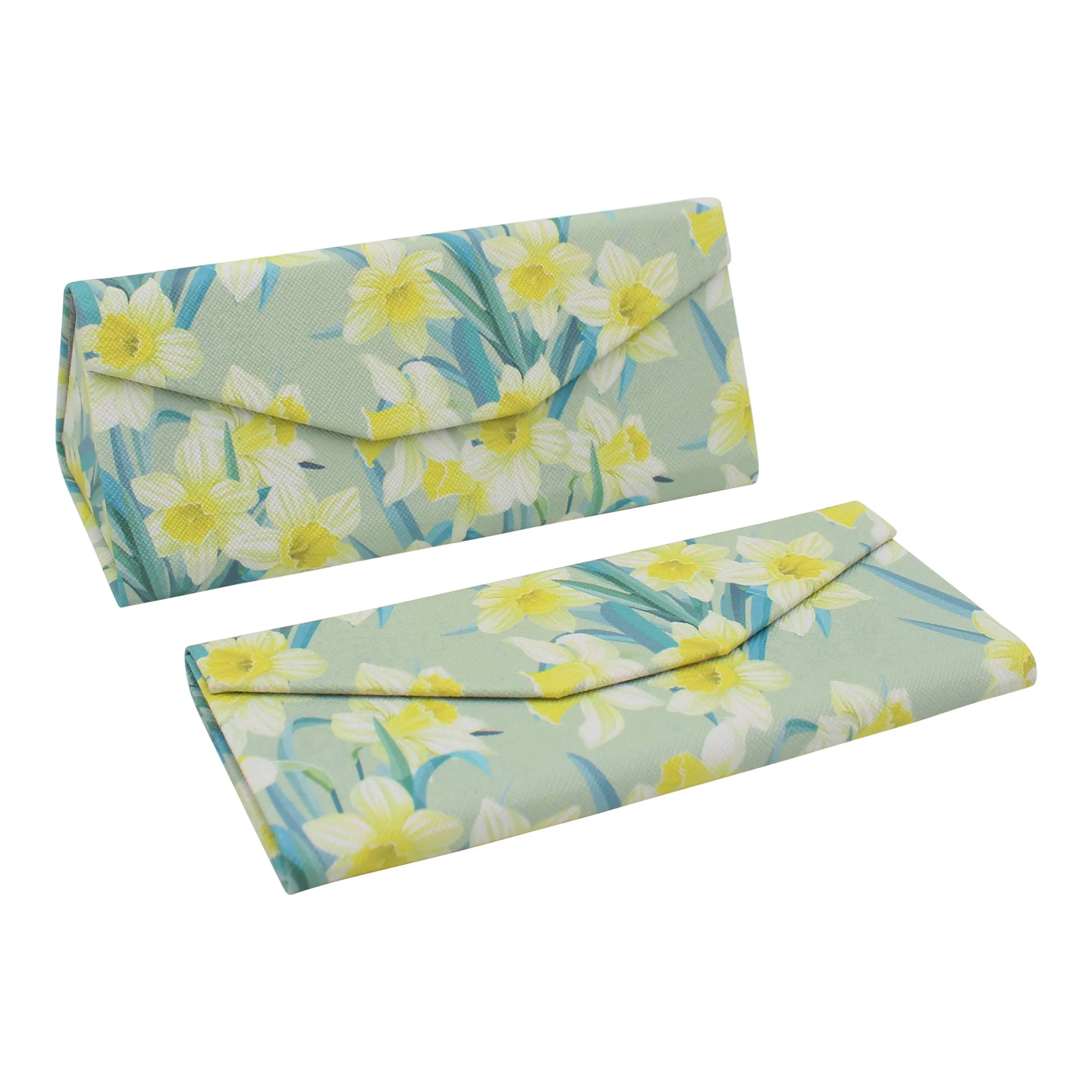 Daffodil Glasses Case – Spring Flowers – Vegan Leather