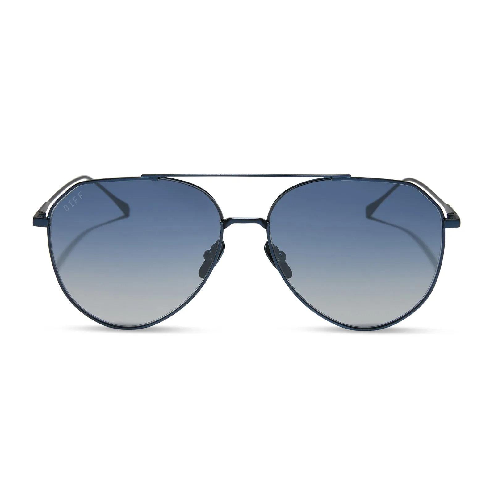 DASH - DEEP NAVY METAL   AEGEAN BLUE FLASH SUNGLASSES