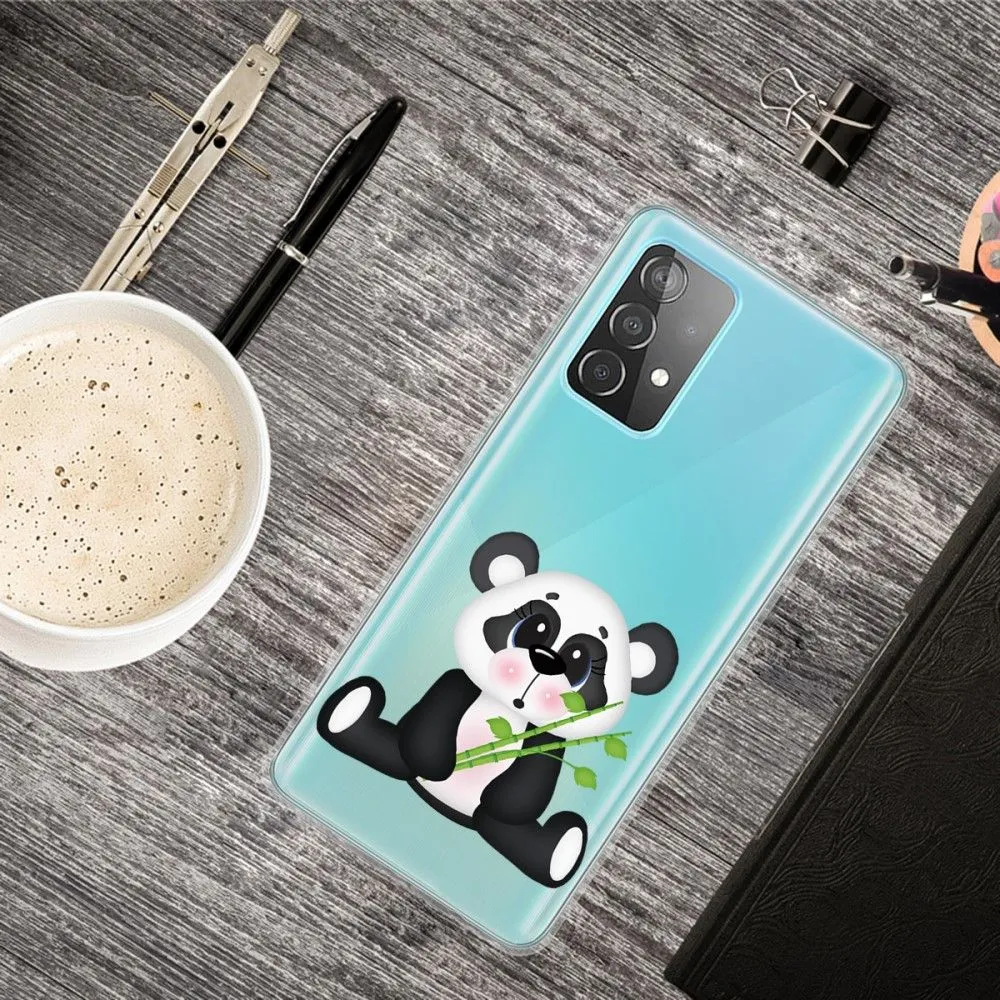 Deco Samsung Galaxy A13 4G case - Panda with Bamboo