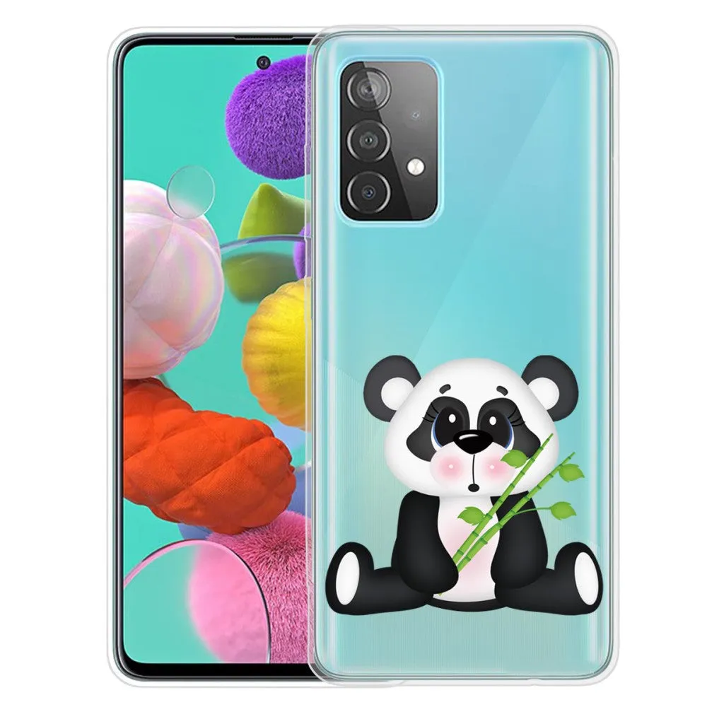 Deco Samsung Galaxy A13 4G case - Panda with Bamboo