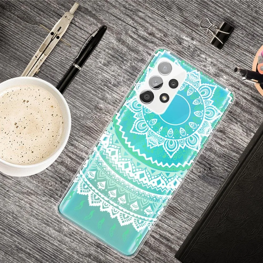 Deco Samsung Galaxy A32 case - White Mandala Pattern