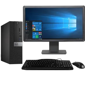 Dell OptiPlex 7050 Intel i5, 6th Gen SFF PC with 20" Monitor