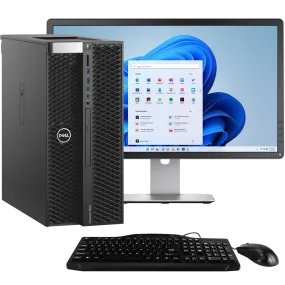 Dell Precision 5820 Intel Xeon Workstation PC with 4GB P1000 GPU   20" Monitor