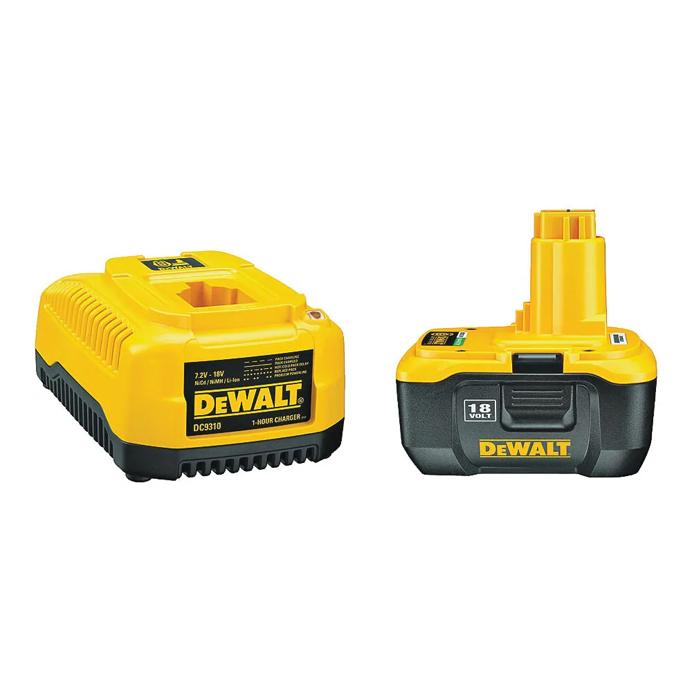 DeWALT DC9182C High-Performance Battery and Charger Kit, 18 V Battery, 2 Ah