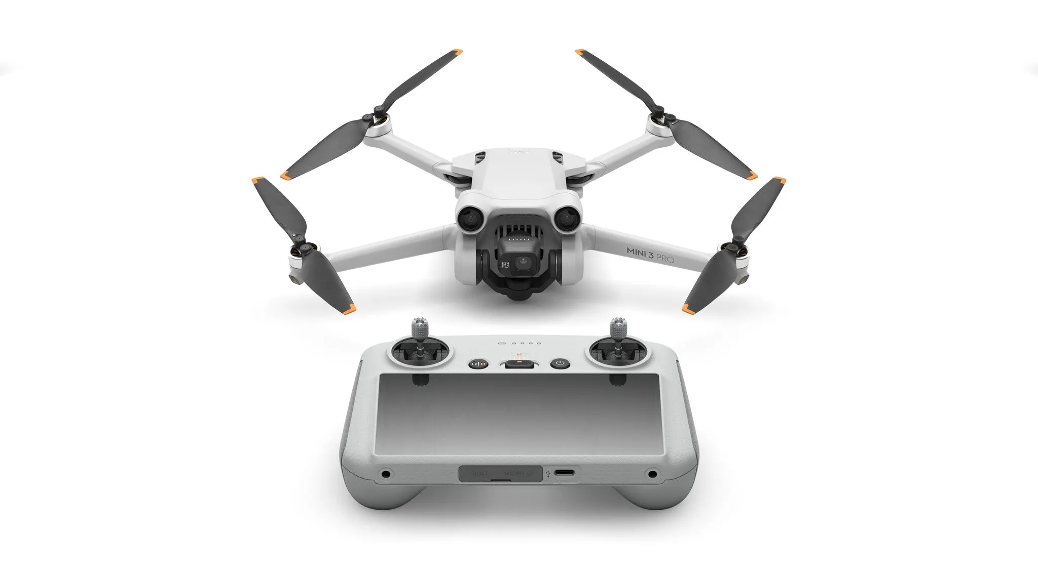 DJI Mini 3 Pro (RC RM330) 4 rotors Quadcopter 48 MP 3840 x 2160 pixels 2453 mAh Black, White