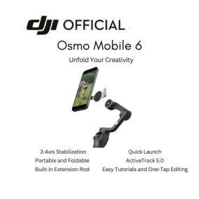 DJI Osmo Mobile 6 smartphone Stabilizer Gimbal - 1 Year Local DJI warranty