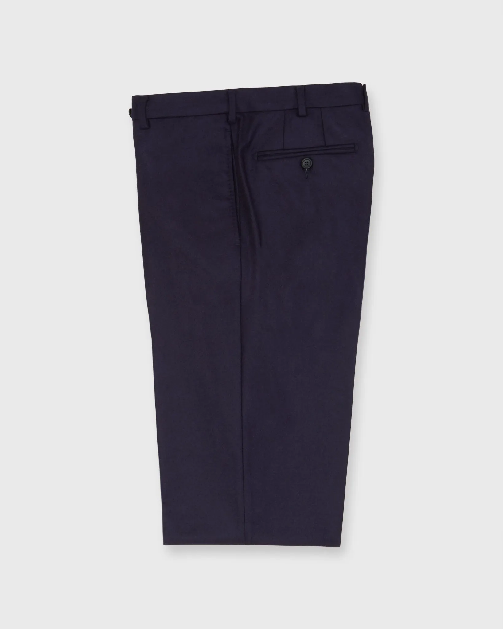 Dress Trouser in Navy Flannel