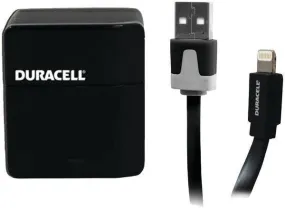 DURACELL PRO173 1-Amp USB Wall Charger with Lightning Cable