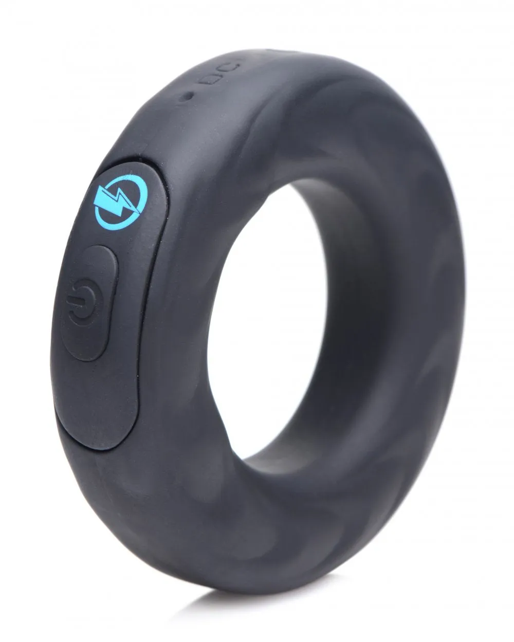 E-Stim Pro Silicone Vibrating Cock Ring with Remote Control