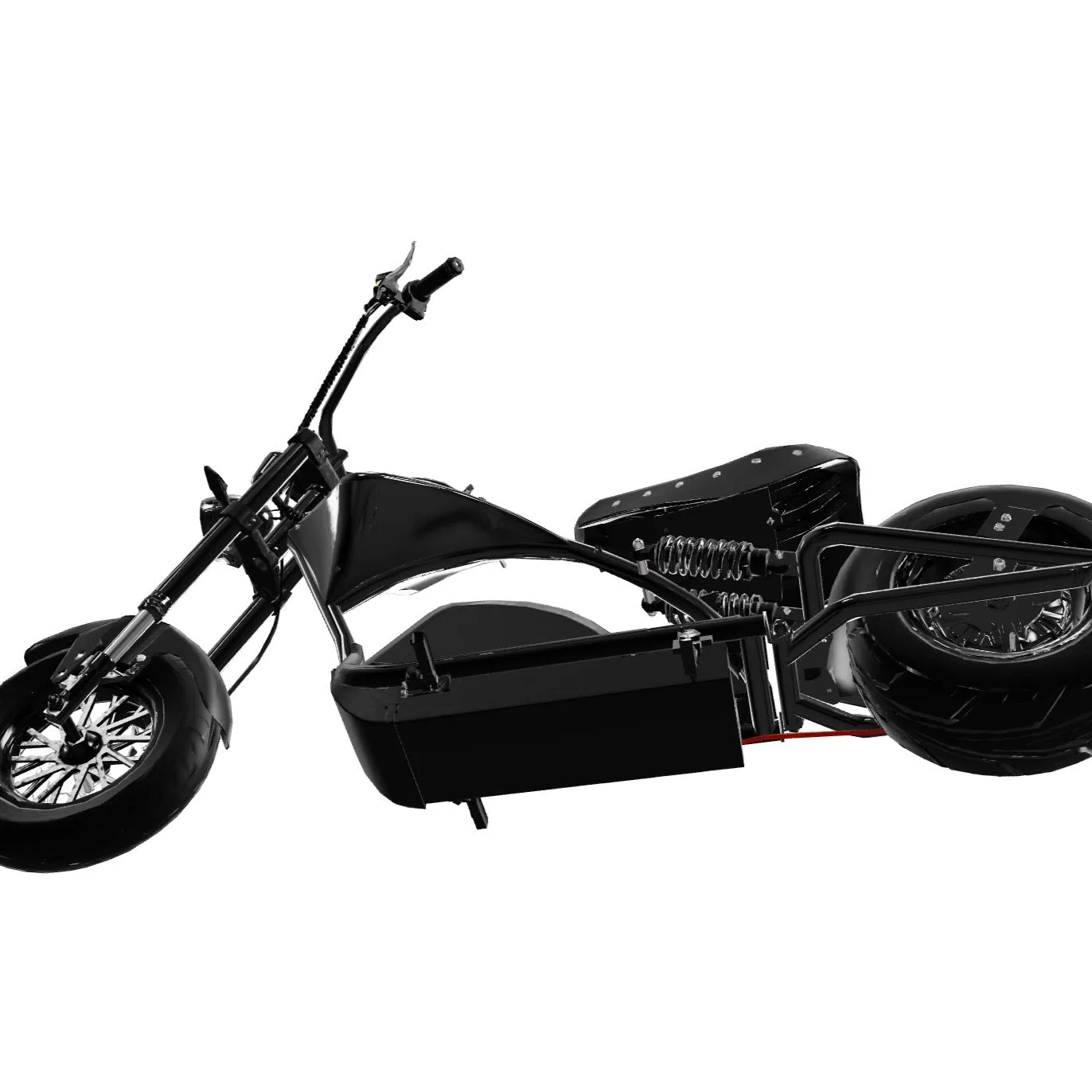 Eahora M1PS Knight 4000W 72V 40Ah Electric Fat Tire Scooter Chopper