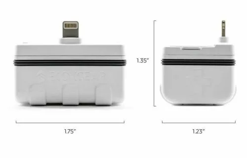 ECOXGEAR EcoBoost USB-C Cell Phone / Android Charger w/10-Year Battery 2-Pack