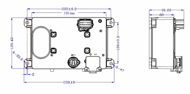 Elcon UHF 3.3 kW Charger w/ CANbus