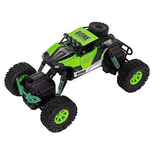 Electric RC Car 1:16 Remote Control Vehicle 2.4Ghz Off-Road Rock Crawler All Terrain Double-turn Waterproof Truck for Kids