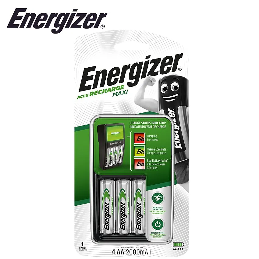 Energizer Maxi Charger (With 4 X 2000Mah Aa ) E300321201