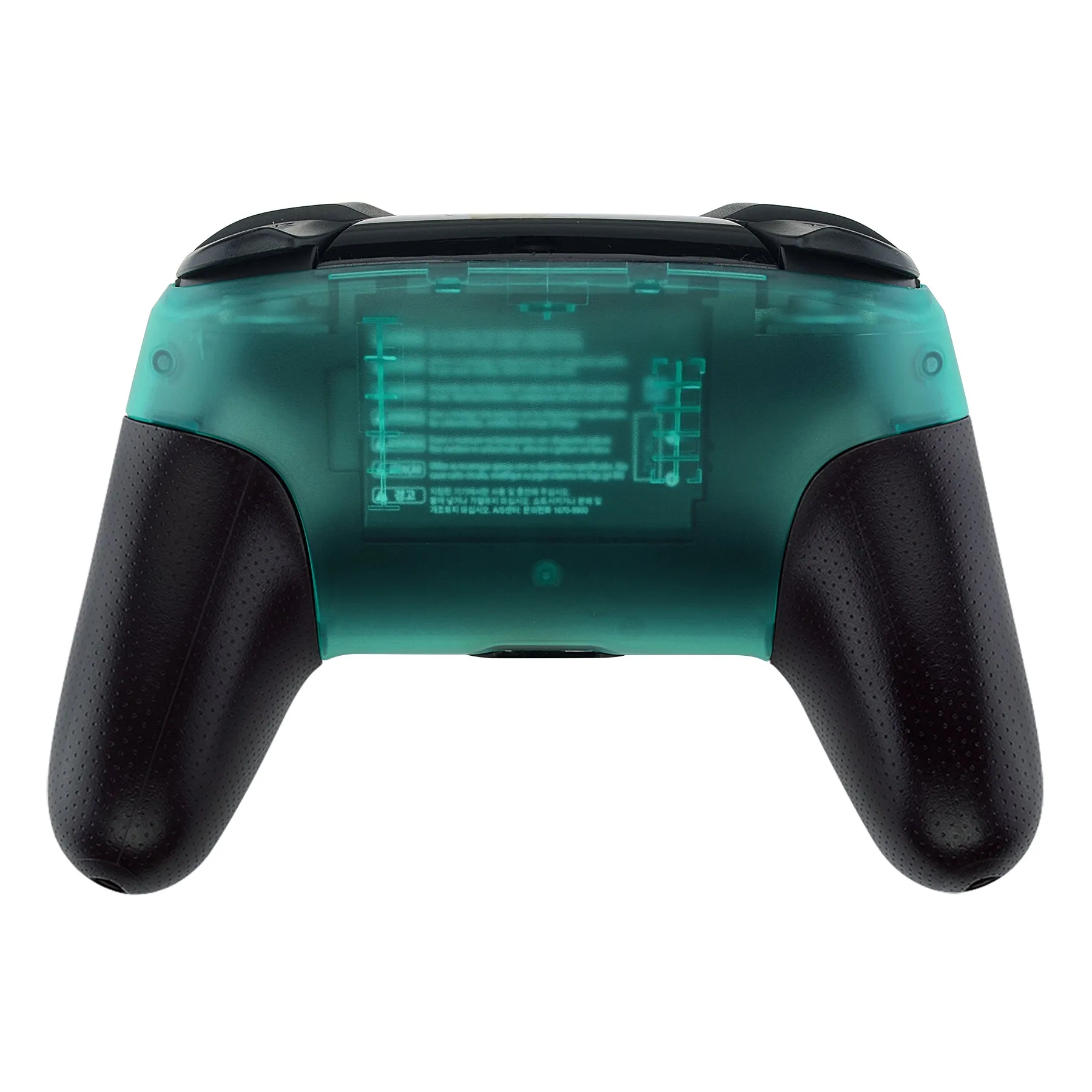 eXtremeRate Emerald Green Faceplate and Backplate for Nintendo Switch Pro Controller, DIY Replacement Shell Housing Case for Nintendo Switch Pro - Controller NOT Included - MRM508