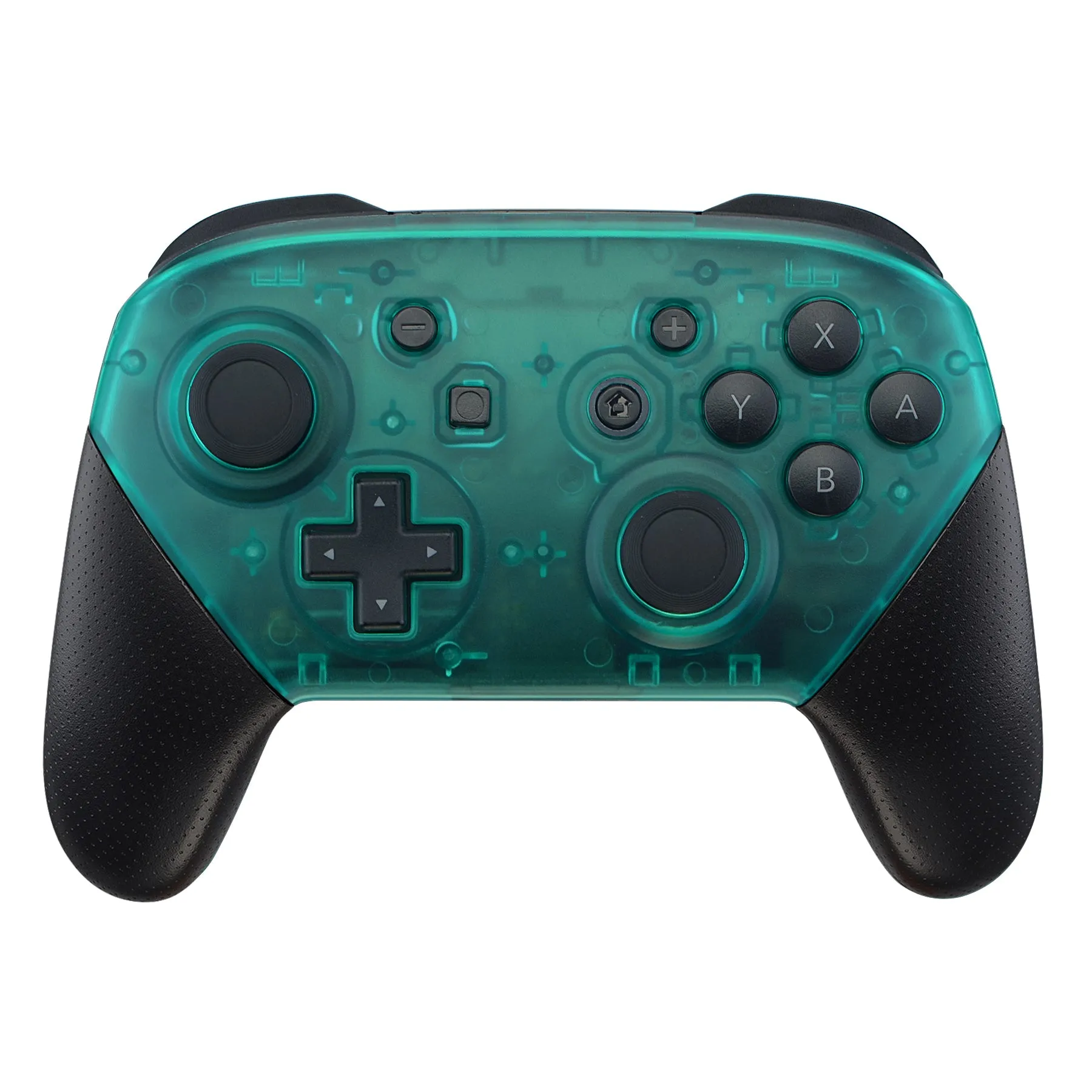 eXtremeRate Emerald Green Faceplate and Backplate for Nintendo Switch Pro Controller, DIY Replacement Shell Housing Case for Nintendo Switch Pro - Controller NOT Included - MRM508