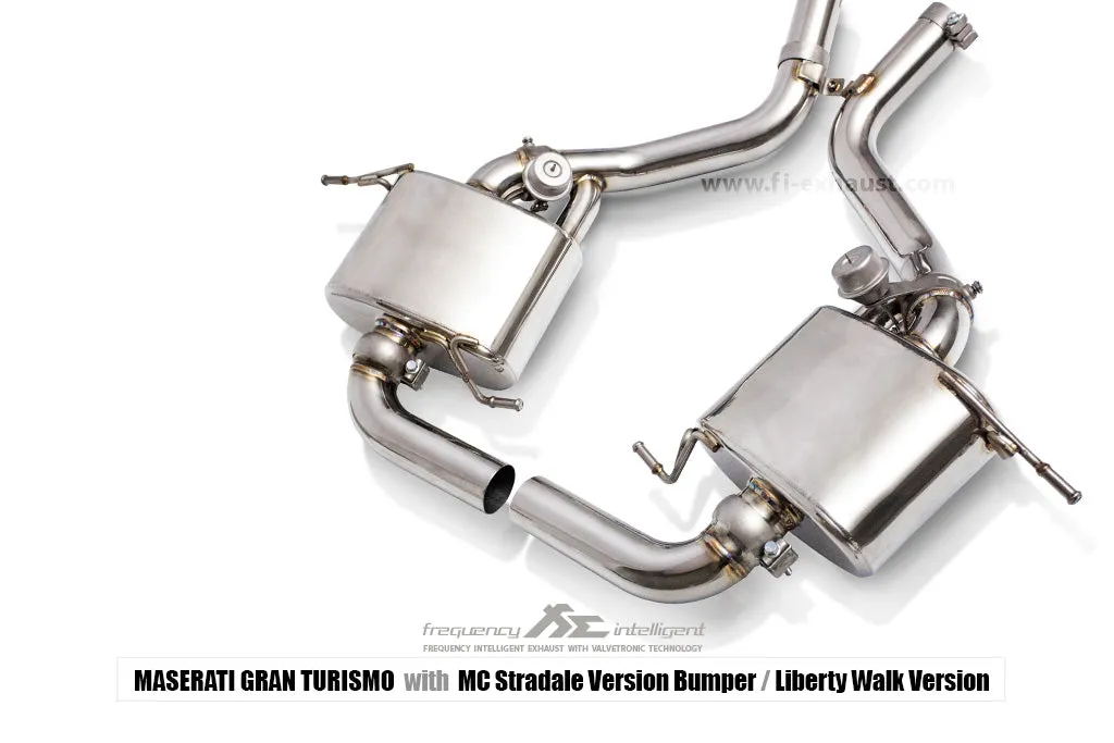 Fi-Exhaust Valvetronic Exhaust System for Maserati GranTurismo S w/ MC Bumper